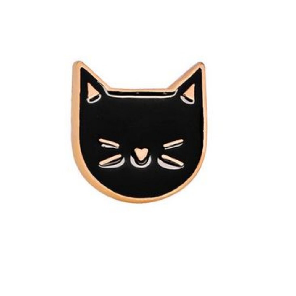 3/30🍡New Cute funny little Cartoon Cat kitten Enamel Pin/Brooch for clothes bag